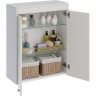 Шкаф LEMARK ROMANCE 60 см подвесной, 2-х дверный, белый глянец LM07R35SH